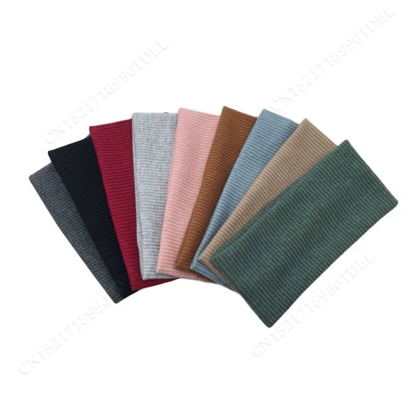 أربطة شعر مرنة بلون سادة للنساء والرجال، عصابة رأس للجري واللياقة البدنية والرياضة واليوجا وإكسسوارات عصابة رأس للفتيات