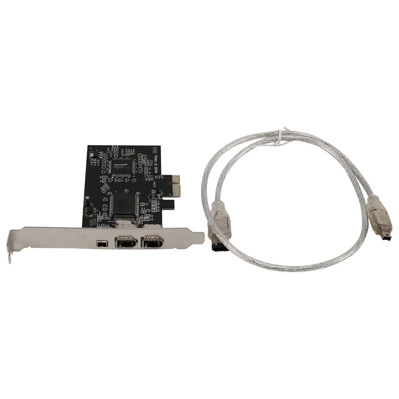 1394 Firewire Card,Pcie 3 Ports 1394A Firewire Expansion Card, PCI Express To External IEEE 1394 Adapter Controller