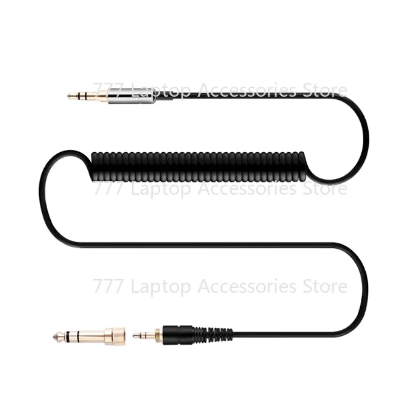 For Earmax 6.5mm to 3.5mm mixer DJ electric guitar amplifier audio speaker spring headphone cable