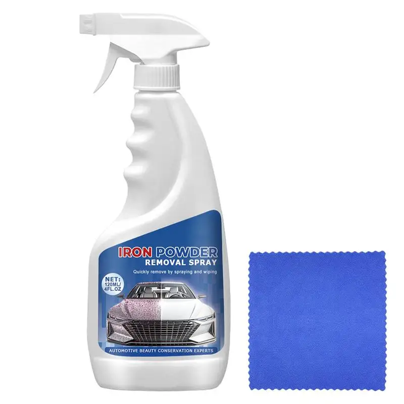 

Rust Remover For Car Iron Powder Remover Automotive Rust Remover 120ml Iron Remover For Remove Iron Particles In Car Paint