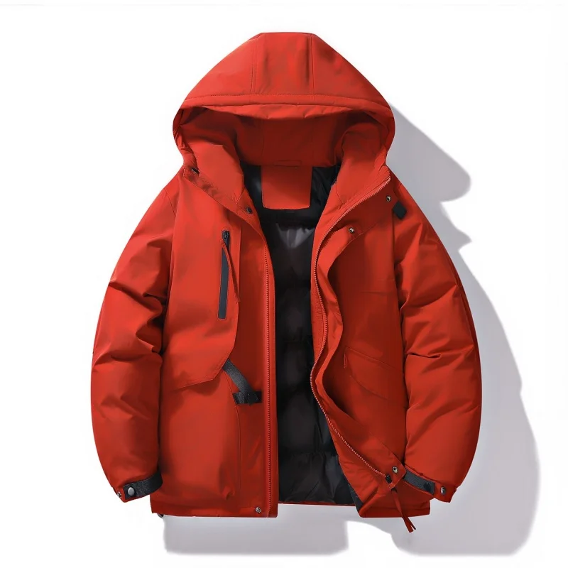 

Зимние стеганые парки, мужские теплые ветрозащитные куртки, толстая парка с капюшоном, пальто, мужская меховая подкладка, верхняя одежда, повседневная хлопковая стеганая куртка