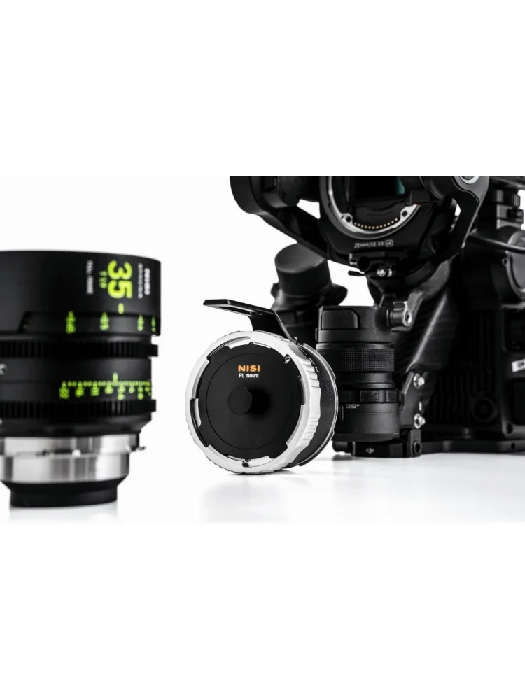 NiSi Lens Mount Adapter PL-E/RF/L/DX Mount for Nisi ATHENA Prime Cinema Lens 14mm T2.4 25mm 35mm 50mm 85mm T1.9 Full-frame Lens