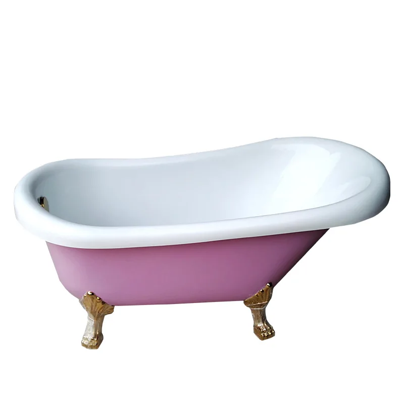 

European style, black, red and white, independent integrated, mosaic bathtub acrylic