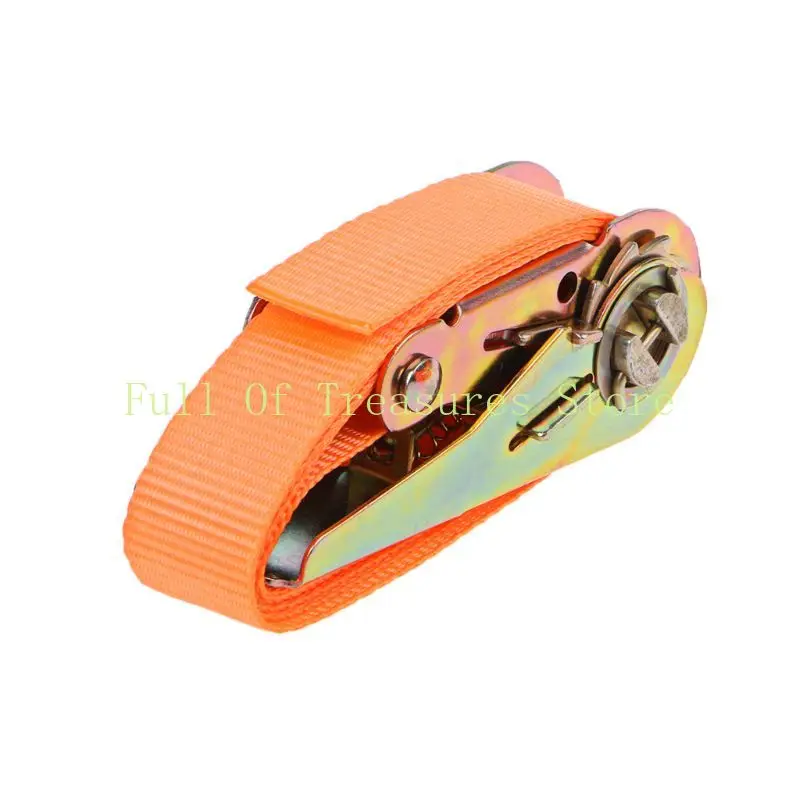 New Porable Heavy Duty Tie Down Cargo Strap Luggage Lashing Strong Ratchet Strap Belt With Metal Buckle