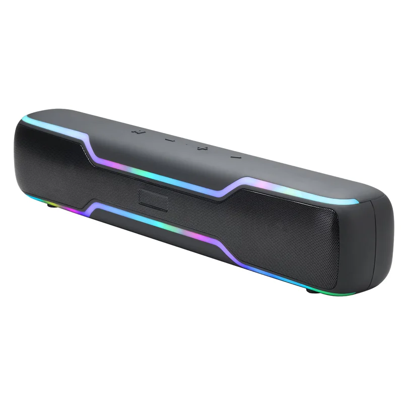 BT351 Home Theater System Soundbar LED RGB Light Speakers Stereo Sound Bar Blue Tooth Wireless Gaming PC Computer Speaker