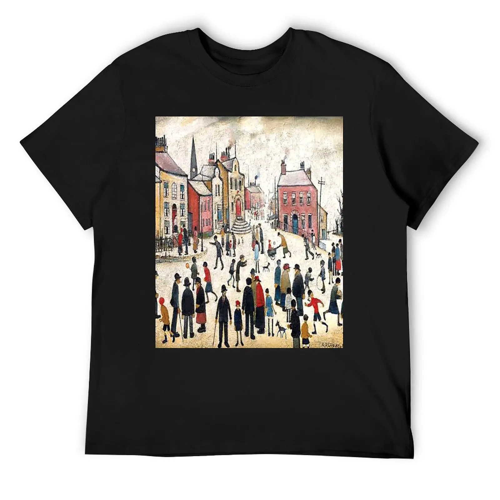 l s lowry 1887 1976 C N 10 T-Shirt customizeds oversizeds vintage t shirts sweat shirts, men