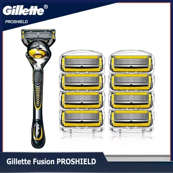 Gillette Fusion PROSHIELD żyletki marki maszynka do golenia zmywalna ręczna golarka bezpieczeństwa wkłady dla mężczyzn twarz broda czysta
