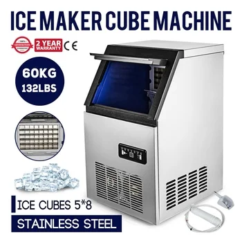 peixu 2022 new ice maker 60kg crushed ice maker machine ice maker vending machine