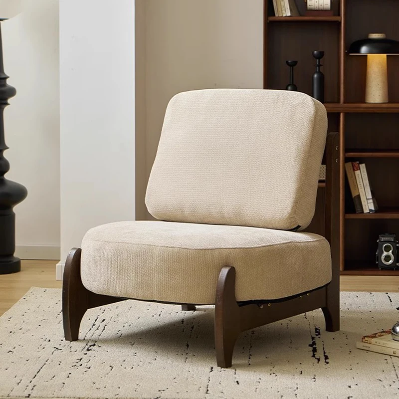 

Sofa Lazy Living Room Chairs Wooden Reading Designer Modern Living Room Chairs Comfortable Relax Poltrona Postmodern Furniture