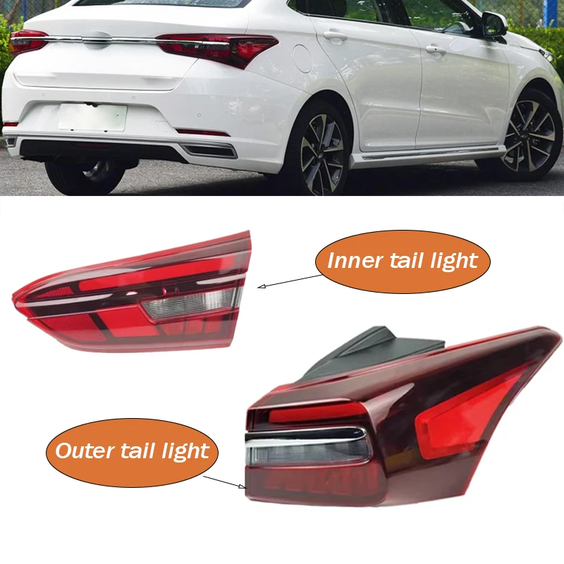 Taillight For Chery Arrizo GX Rear Bumper Reverse Warning Light Car Accessories Tail Light Turn Signal Lamp Taillamp