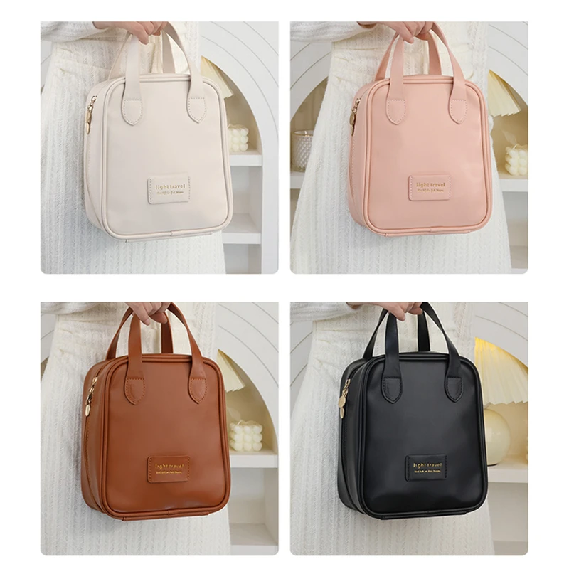 Portable Girl Makeup Bag Women Handbag Pouch Toiletry Bag Make Up Organizer Case Waterproof Wash Kit Travel Cosmetic Bag