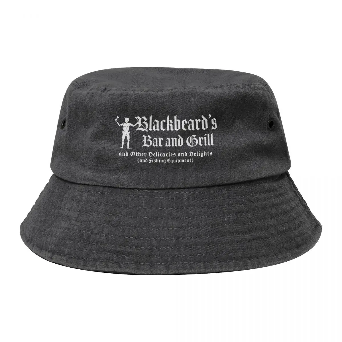 Blackbeard's Bar and Grill Bucket Hat Luxury Brand birthday Caps Women Men's