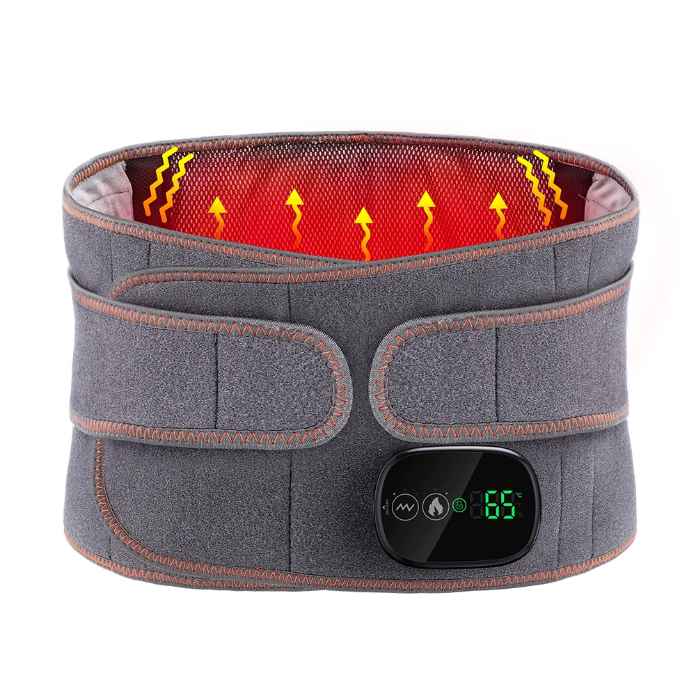 

Electric Heating Waist Massager Vibration Hot Compress Lumbar Brace Belt Back Support for Relaxing Blood Circulation