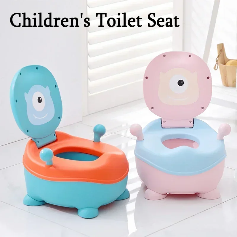 Children's Potty Seat Toilet Cartoon Monster Potty Baby Drawer Toilet 1-6 Years Old Boys and Girls Baby Thickened Potty Basin