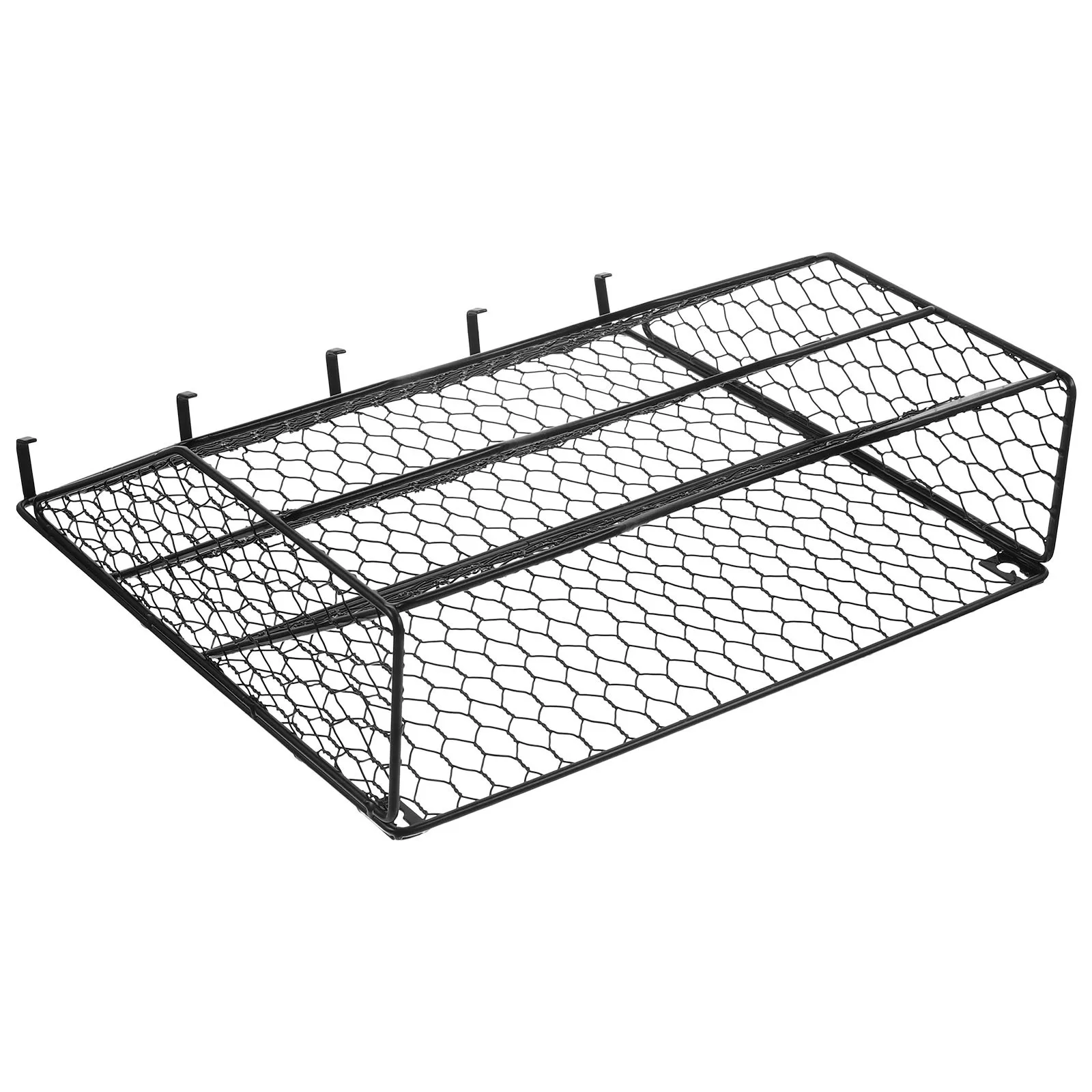 

Настенная полка для журналов, металлическая подвесная проволочная корзина, многоуровневая подвесная корзина для домашнего офиса, настенное хранилище с крючками для ключей, сумок, зонтов
