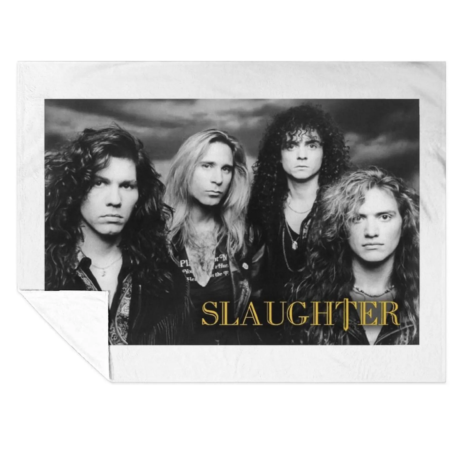 

Slaughter band photo Throw Blanket Thermal for winter Quilt blankets and throws Blankets