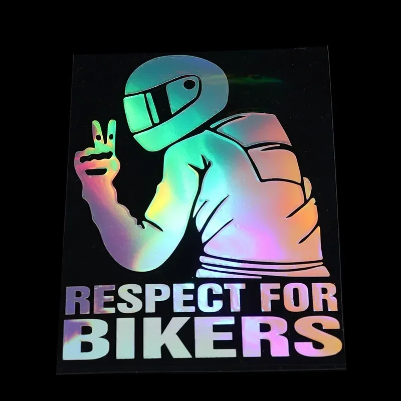 1pc 15x11CM Respect Biker Sticker For On Car Motorcycle Vinyl 3D Stickers Motorcycle Vinyl 3D Stickers And Decals Moto Stickers