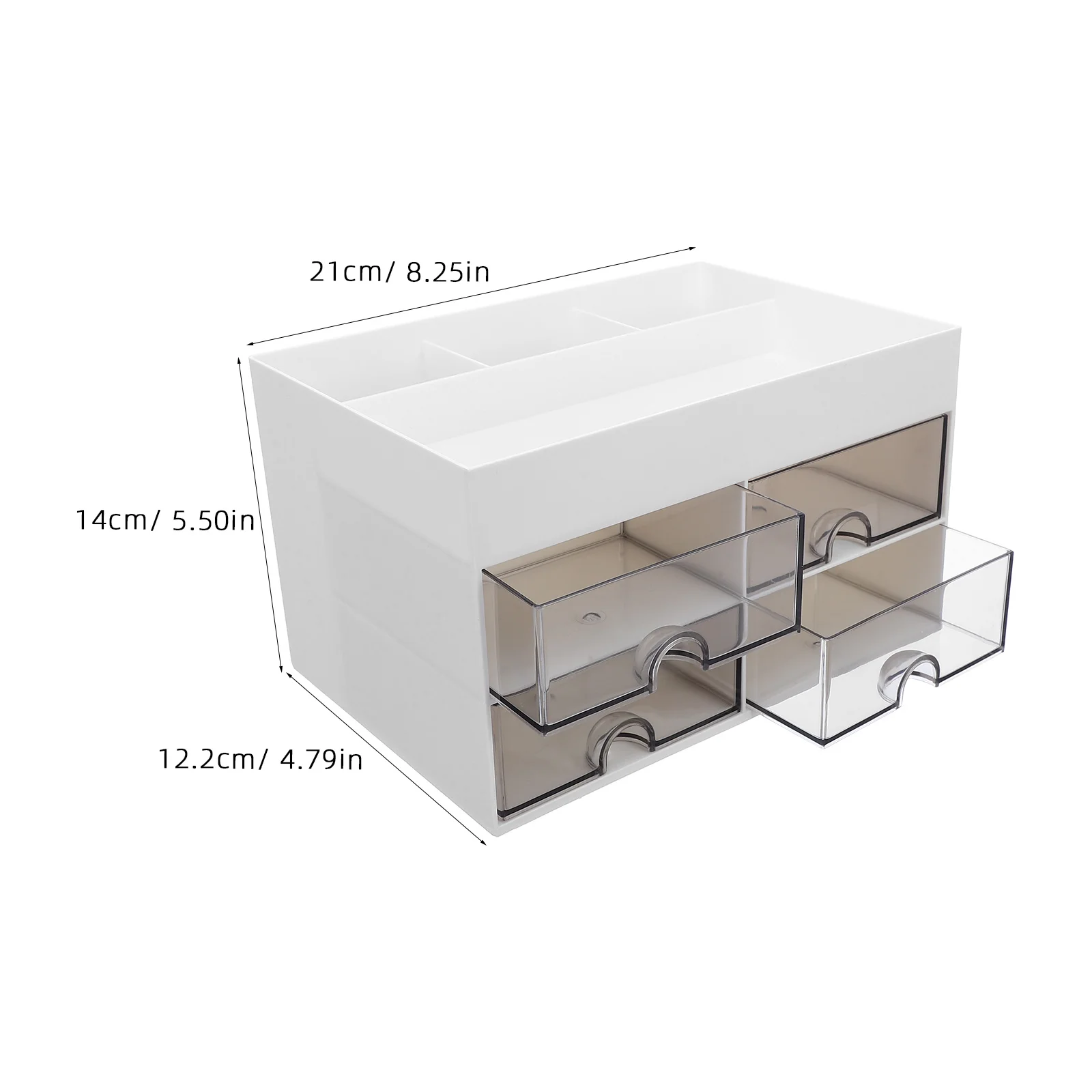Space-Saving Multifunctional Desktop Storage Box Stable Material Long-Term Use Desk Organizer Pens Desk Supply Organizer