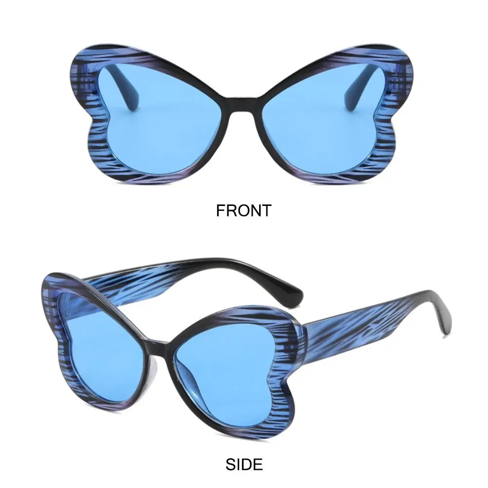 Stylish Candy Color Butterfly Sunglasses Colorful UV400 Women's Cat Eye Sun Glasses Gradient Ladies Party Eyewear