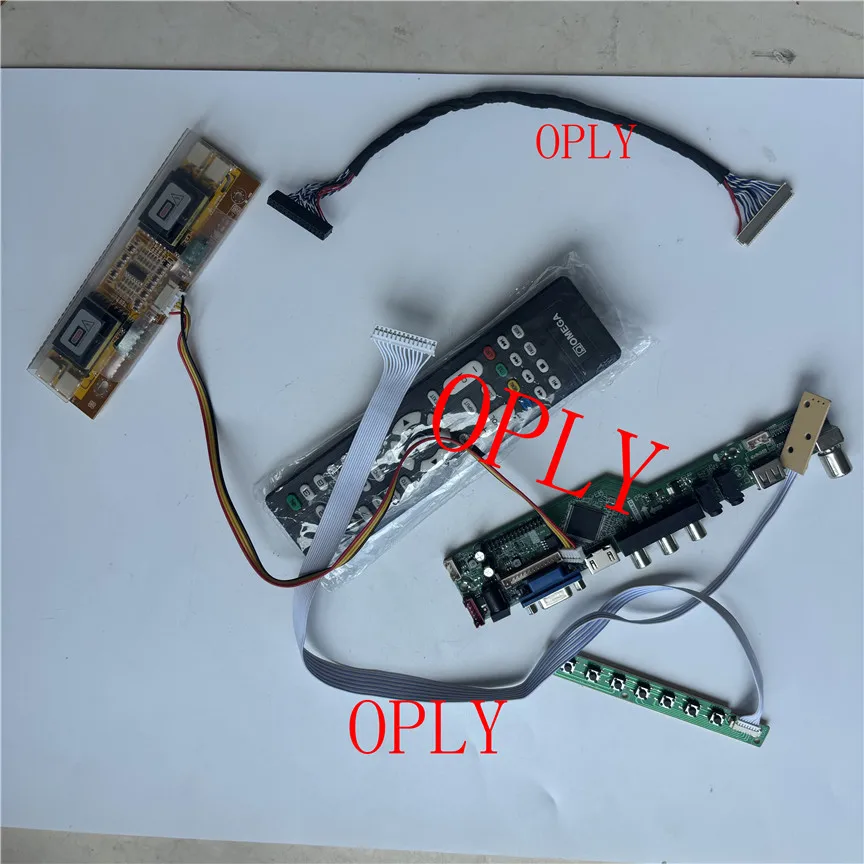Kit TV AV controller board Audio LED for M201EW02 VB M201EW02 1680x1050 LCD panel screen 20.1