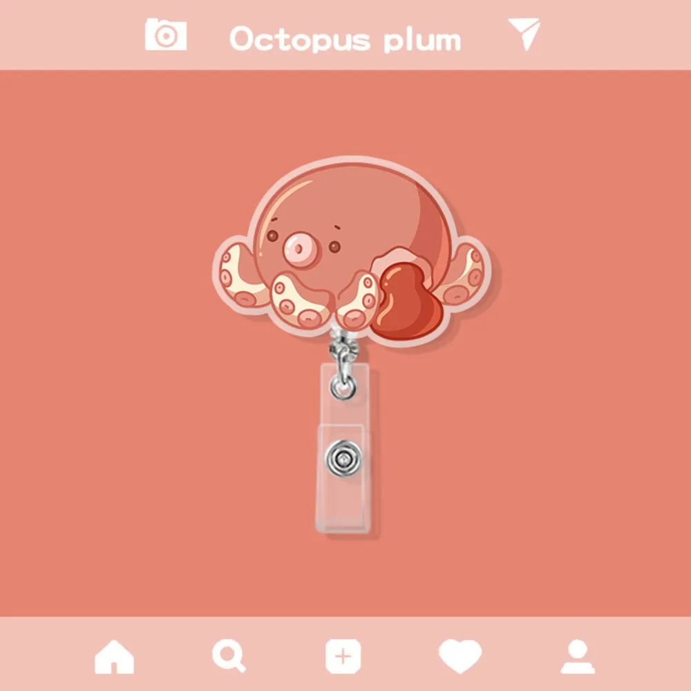 Gnocchi stile animale Animali Badge Reel Gnocchi Cartoon Animal Cartoon Retrattile Badge Reel Gatto creativo