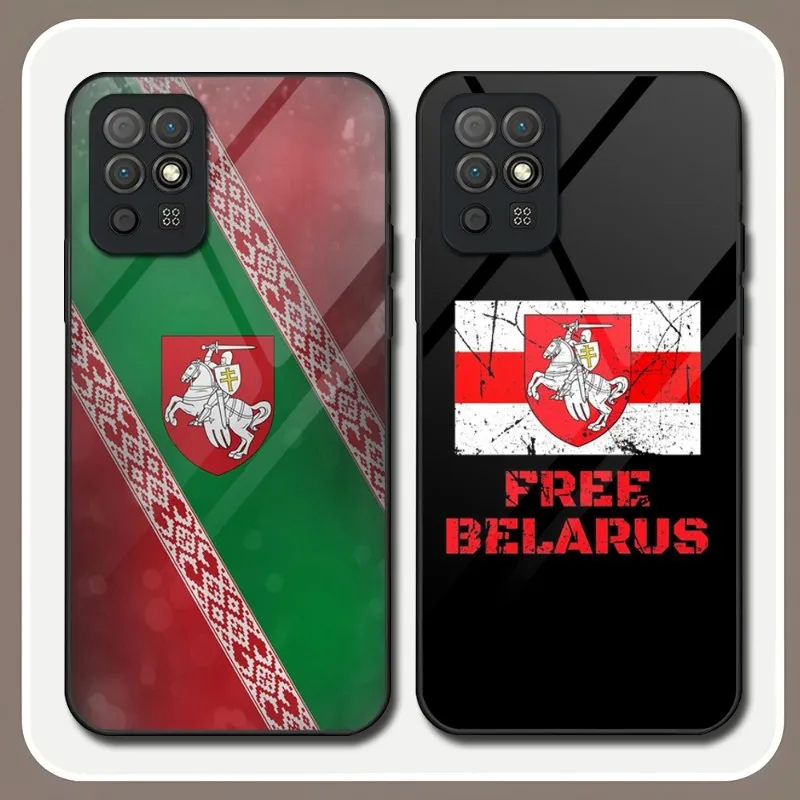 Belarus Flag Phone Case Tempered Glass For Huawei P30 P40 P20 P50 P9 Smartp Z Pro Plus 2019 2021 Design Back Cover