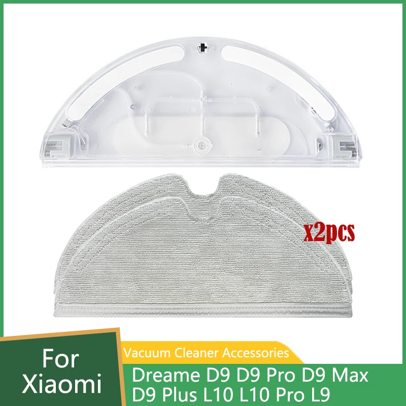 

Water Tank Mop Cloth Rag Kit For Xiaomi Dreame D9 D9 Pro D9 Max D9 Plus L10 L10 Pro L9 Sweeping Robot Vacuum Cleaner Spare Parts