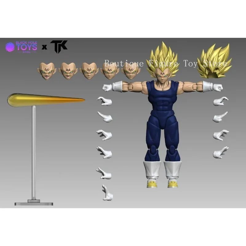 Preventa SHF Dragon Ball Black Hole×TK Vegeta Anime Figuras de acción Modelos Juguetes (Enviado en julio)