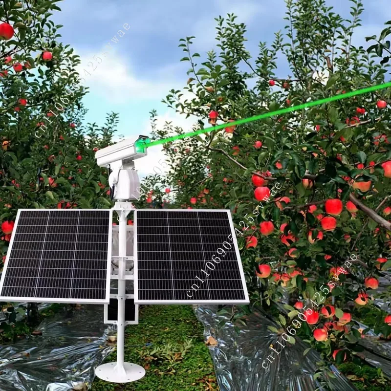 

2025 AI intelligent solar bird repellent 360 degree rotation efficient deterrence birds pigeons farmland airport orchard