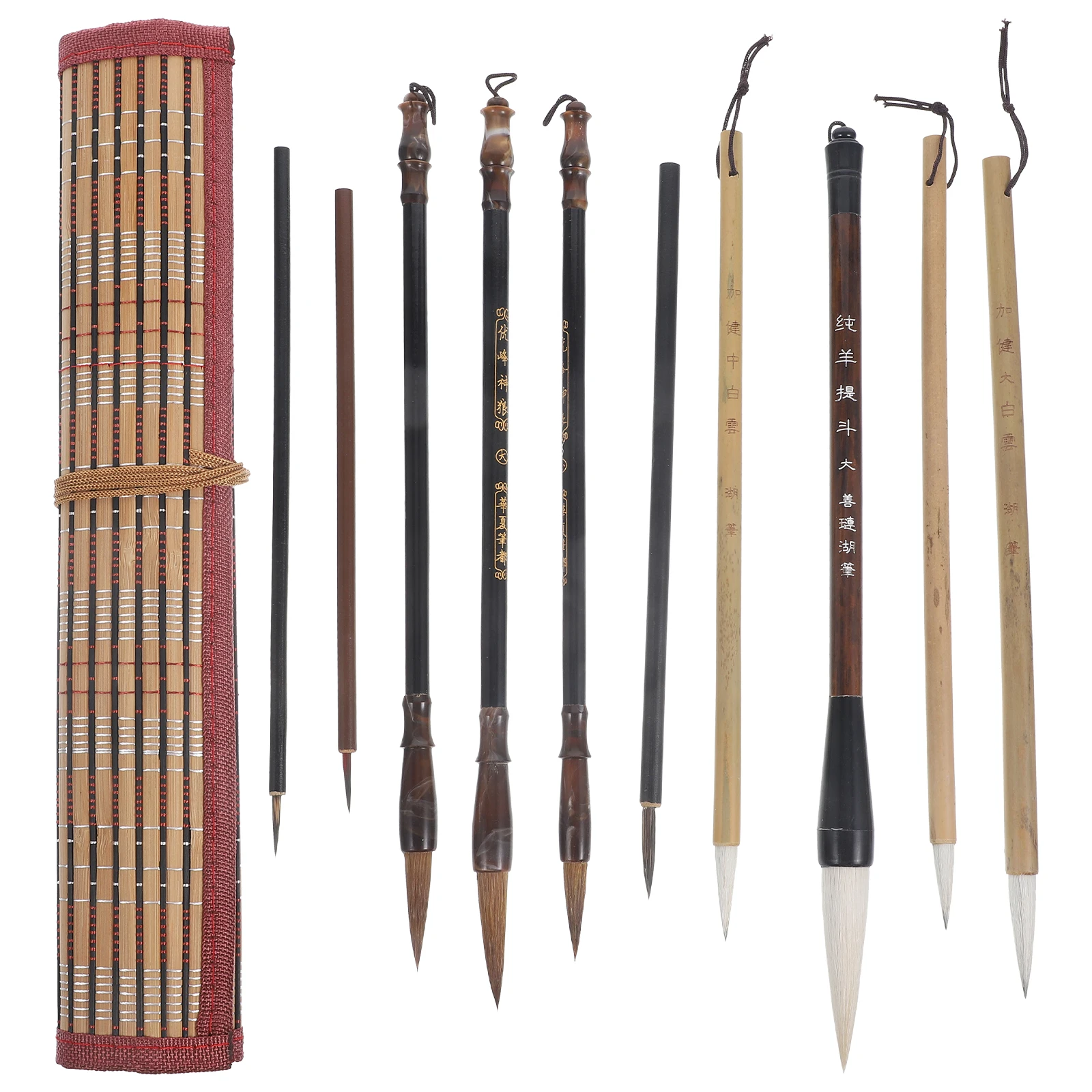 

1 set Chinese Calligraphy Set Chinese Calligraphy Brush Beginner Writing Pens Delicate Brushes Ink Painting Tools Supplies
