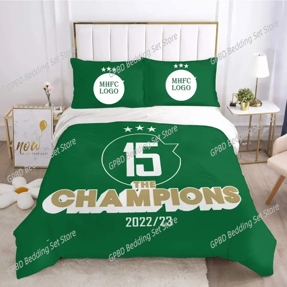 Luxury  New Israel MHFC Maccabi - Haifa Champions 15 Bedding Set Duvet Cover Bedroom Single Twin King Size Quilt Cover Home
