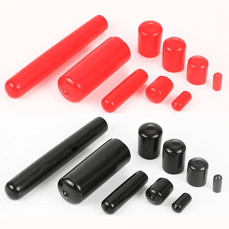 Rubber Cap Seals Nuts Silicone Sleeve Stopper Soft Cover End Caps Screw Plastic Blanking Protective Lid