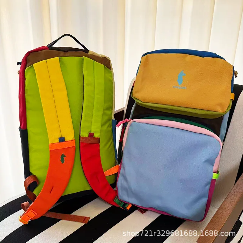 2025 جديد اللاما للرجال والنساء حقيبة ظهر عادية تسلق الجبال الرياضة في الهواء الطلق حقيبة سفر روبوت مقاوم للماء #4