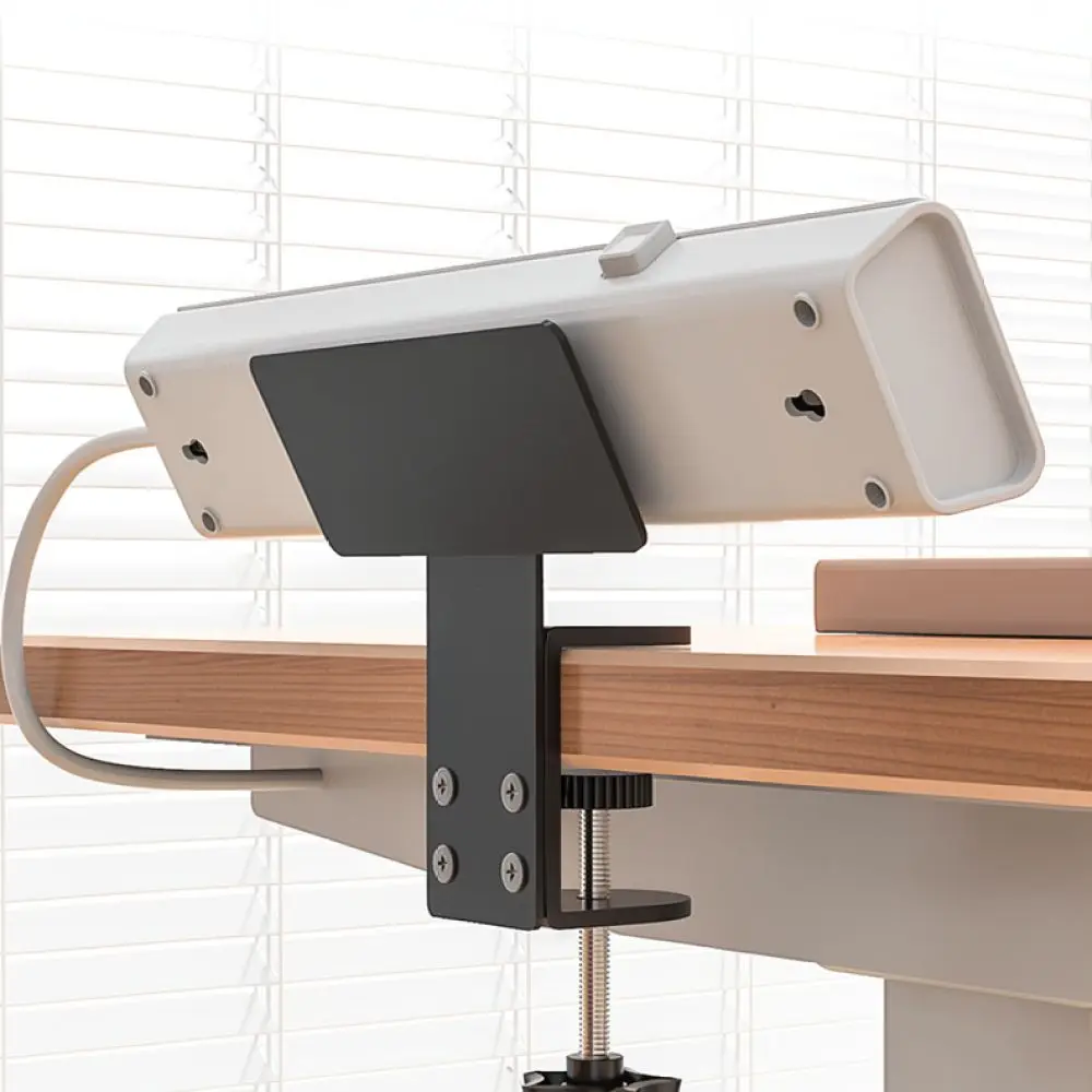 Under Desk Power Strip Organizer Metal Cable Management Tray No Drill Desktop Shelf For Home Office Desk Accessories