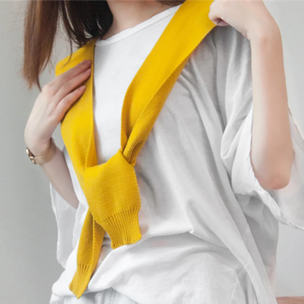 

1Pc Solid Color Knotted Wool Scarf for Ladies Soft Comfortable Acrylic Fiber Youth Vitality Outdoor Activities