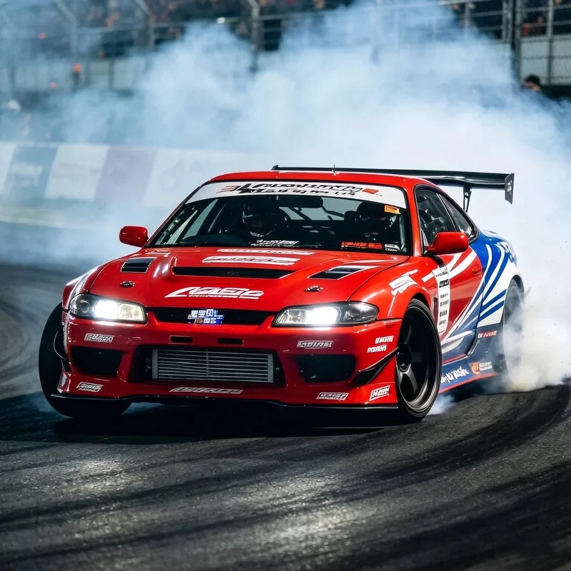 New 1/8 KKPIT Suzaku ZQR Chixiao 4WD Remote Control Electric Flat Running Drift Model Frame Version RC Racing Rally Car KRL-RS