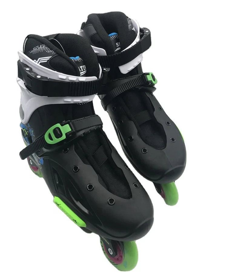 Wholesale Manufacturer Urban Slalom Hard boot Inline Roller Skates Shoes For Adult