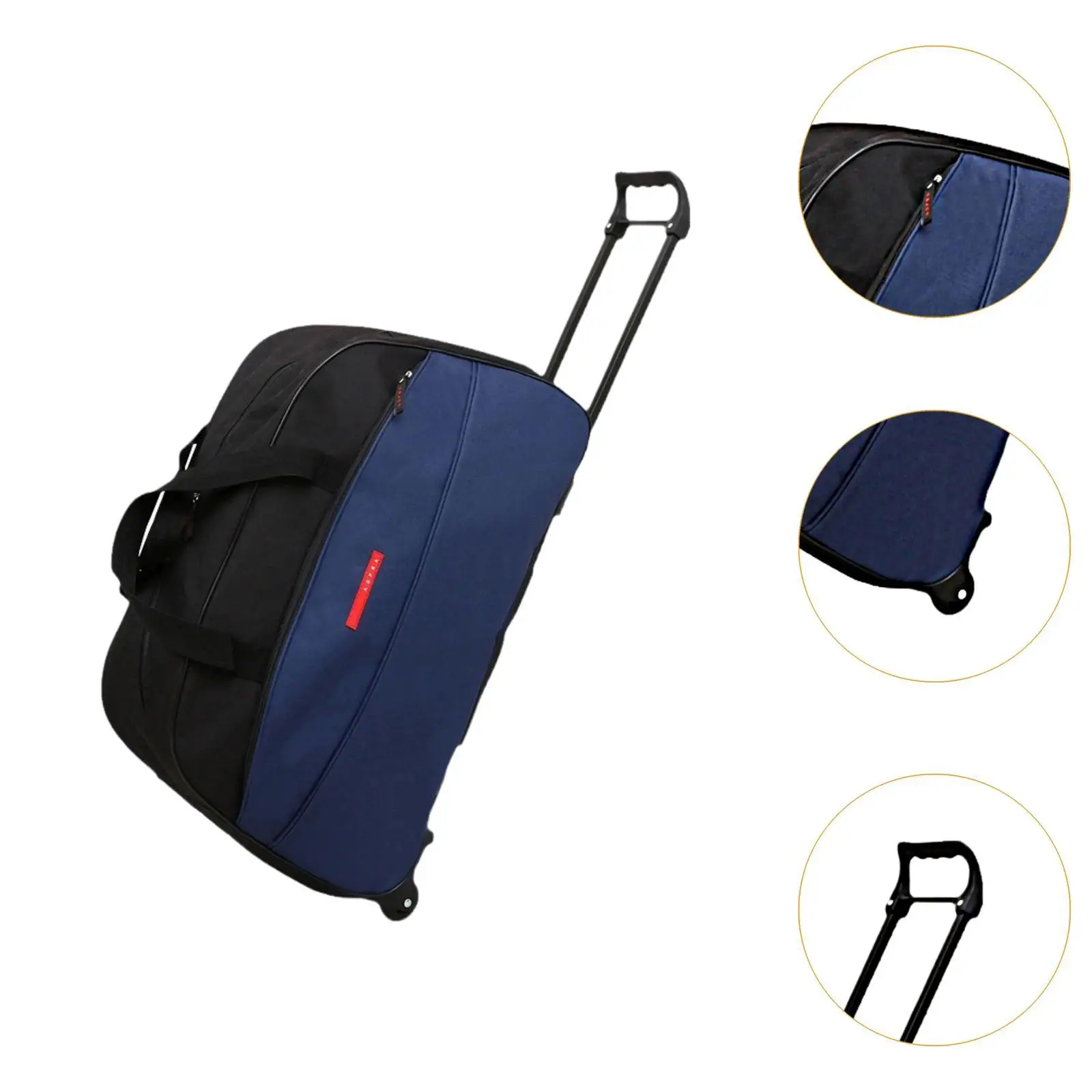 Rolling Duffel Bag with Wheels Heavy Duty Suitcase for Travel Outdoor Sports