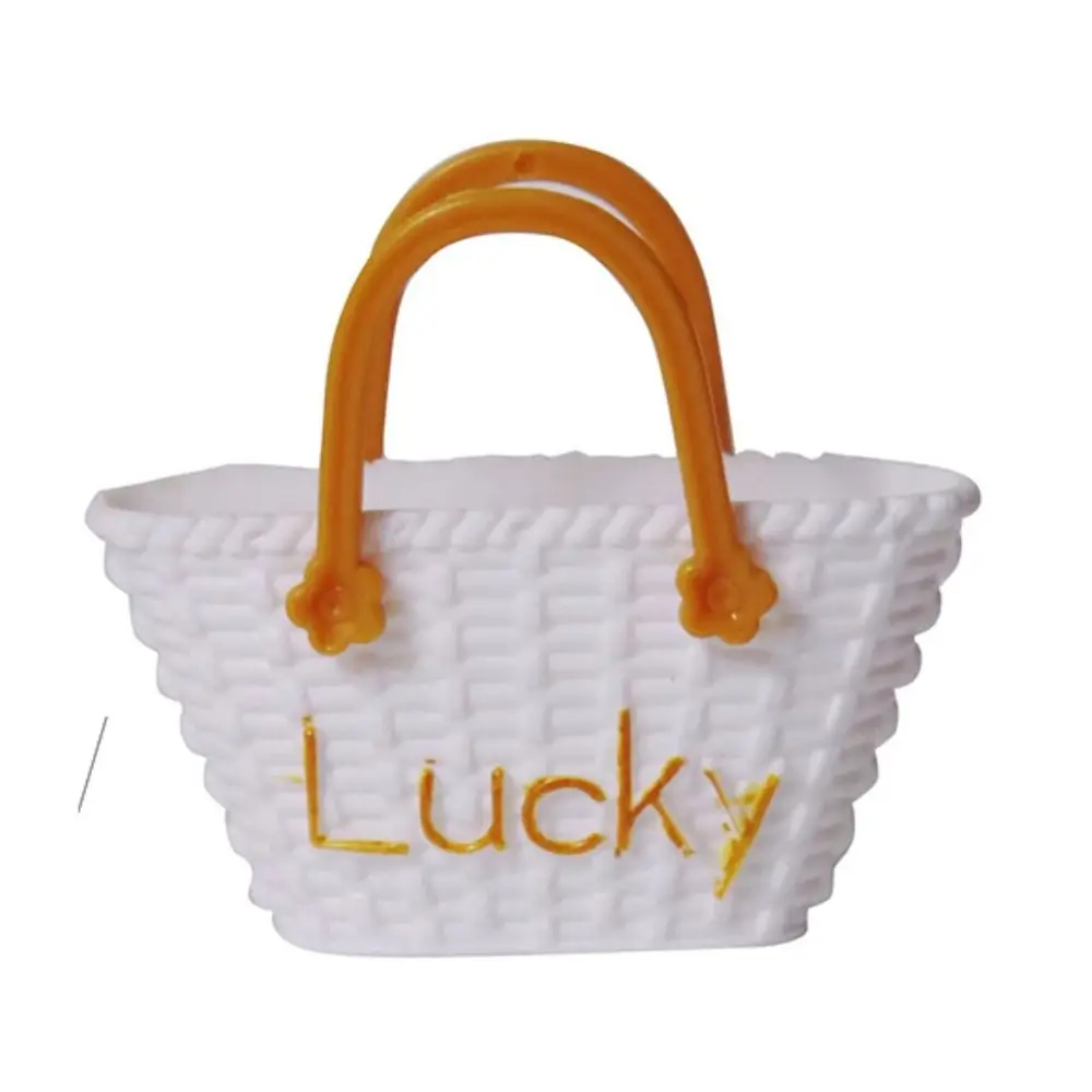 Sac à dos de poupée en coton pour maison de poupée, sac à main Min, sac de Shopping porte-bonheur mignon, bricolage, Mini sac à main de poupée princesse pour fille