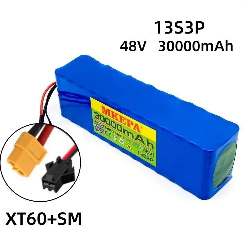 13S3P 48V 30000mAh  Lithium-ion Battery Pack with 1000W BMS for 54.6V