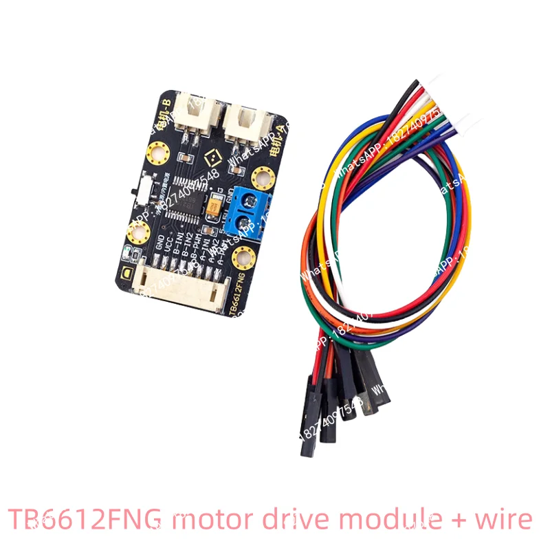 The TB6612FNG motor drive module + cable is suitable for adruion single-chip microcomputers