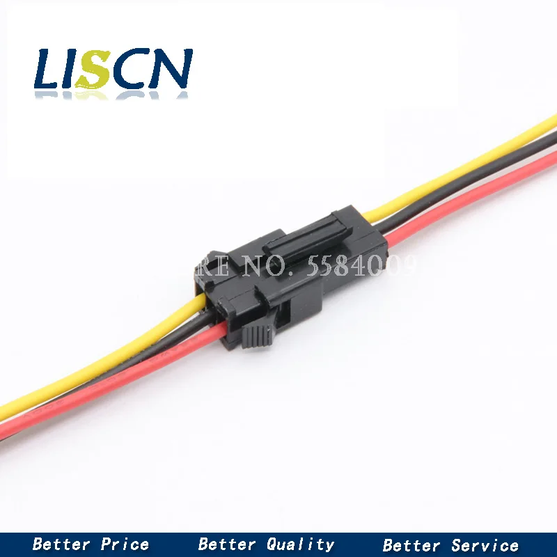 5pairs SM2.54 2 3 4 5 6pin SM Male & female Led Connector 2pin/3pin/4pin/5pin 6pin Wire cable pigtail Plug Total length 40cm