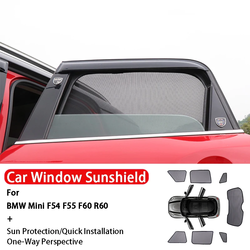 

Car Window Sunshade Cover Sunscreen Mesh Screen Window Sunshade Side Window Mesh For M F 54 F 55 F 60 R 60 R 55 R 56 F 56