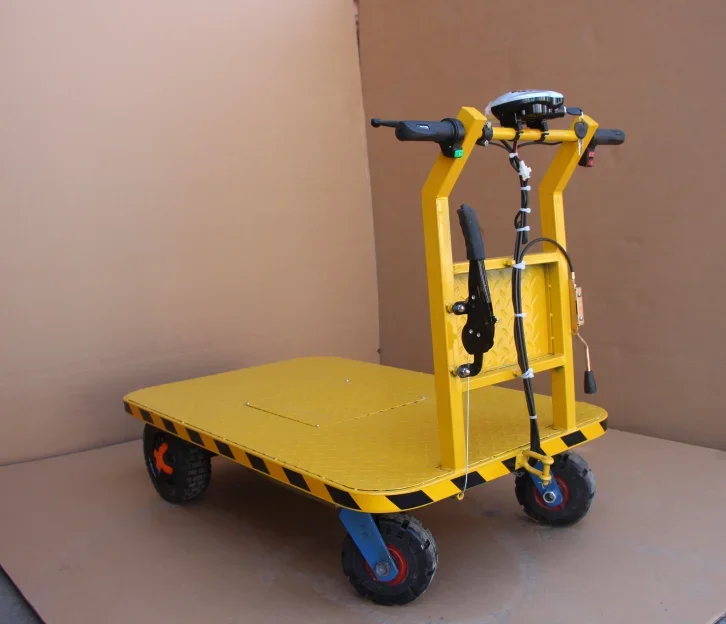 battery powered electric flat bed trolley for transfer