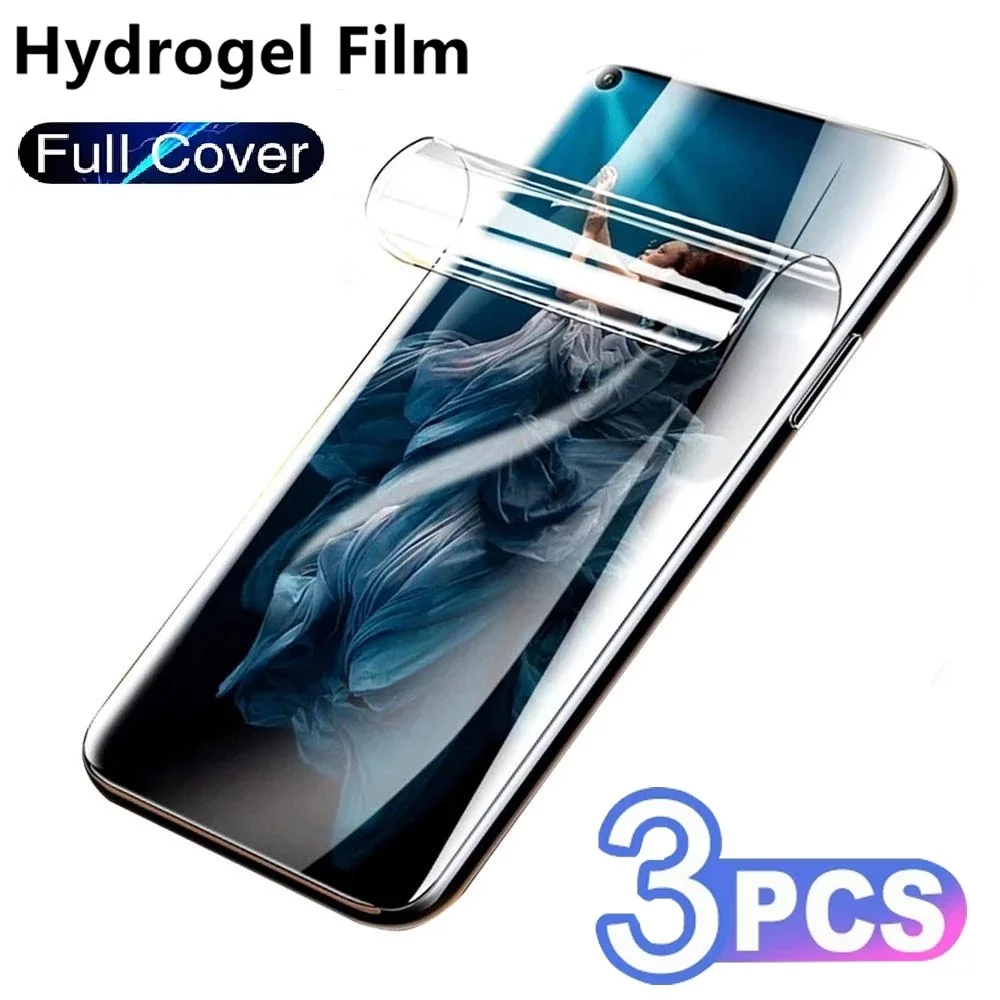 Película de hidrogel para ZTE Voyage 70 Voyage 40 Blade A53 Pro Blade V40 Design Axon 50 Ultra Axon 40 Lite, 3 uds.