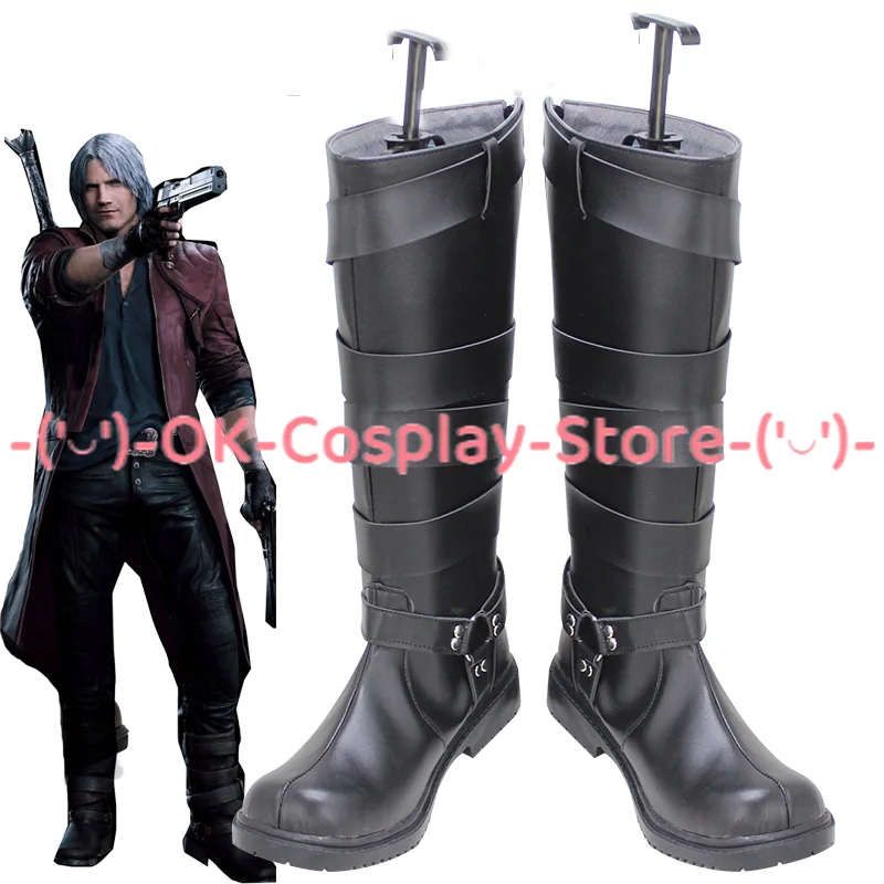 

Tony Redgrave Dante Cosplay Shoes Cosplay Prop Halloween Carnival Boots PU Shoes Custom Made