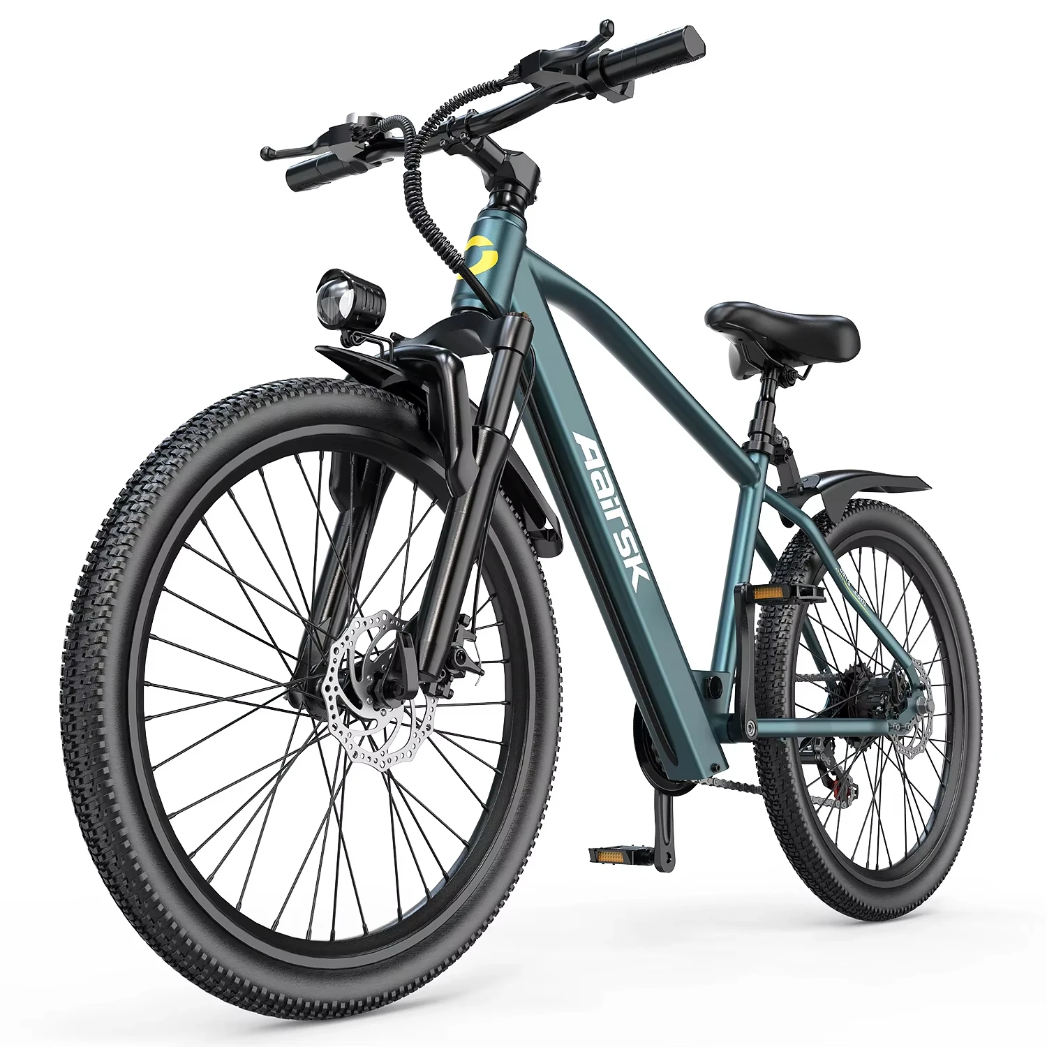 Aairsk GT300 E-Bike 400W Motor 36V10AH Batterie Elektrofahrrad Autonomes LCD-Display 26-Zoll-Luftreifen Elektrofahrrad für Erwachsene
