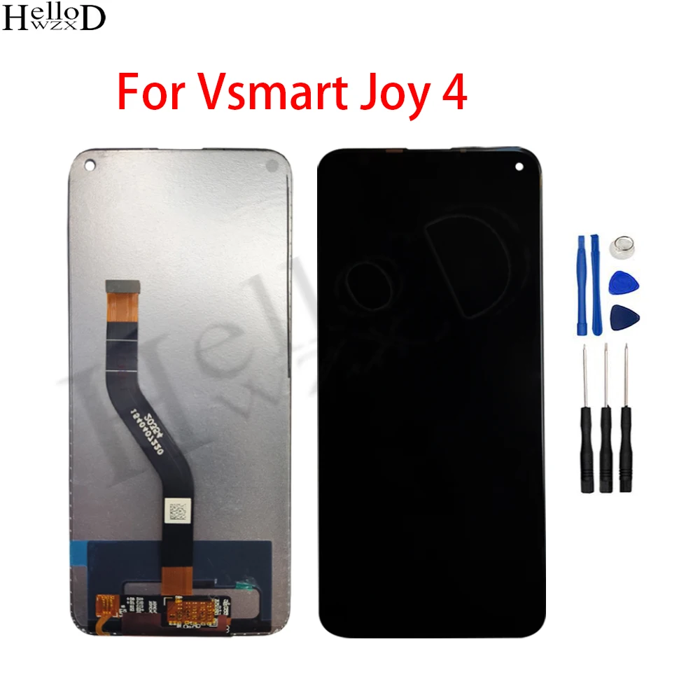 6.53'' LCD Screen For Vsmart Joy 4 V441E LCD Display Touch Screen For Vsmart Joy4 Full LCD Display Screen Assembly Replacement