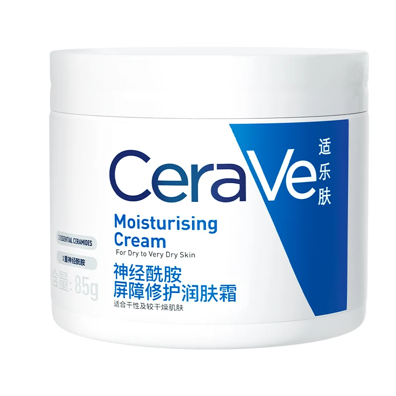 CeraVe Moisturizing Cream 85g Body Cream with Hyaluronic Acid and Ceramidesand Face Moisturizer for Dry Skin Oil-Free