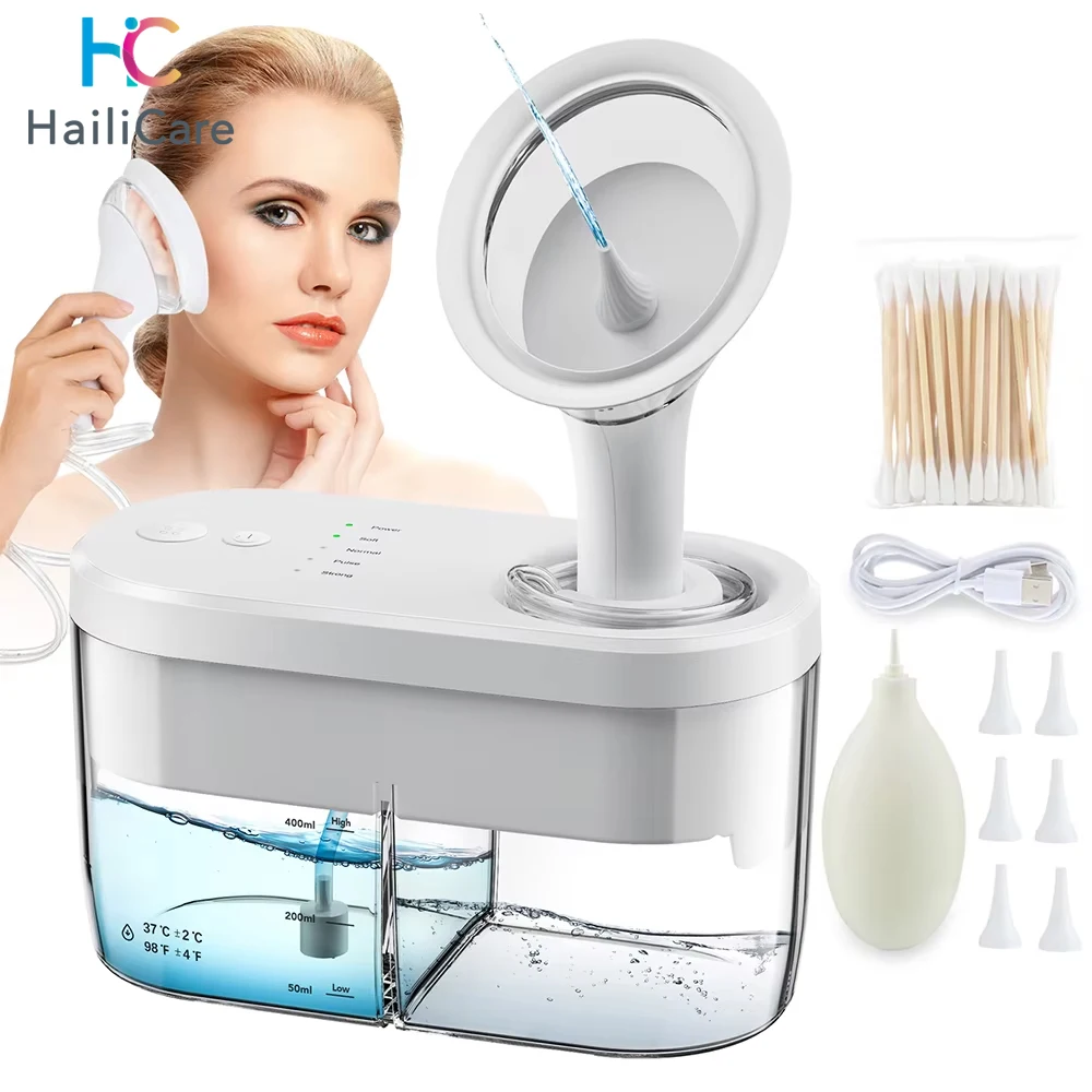 

Electric Ear Water Cleaner Earwax Ear Wax Removal Irrigation System Safety Ear Washer Cleaning Adults Kids Ear Cleaner Kits